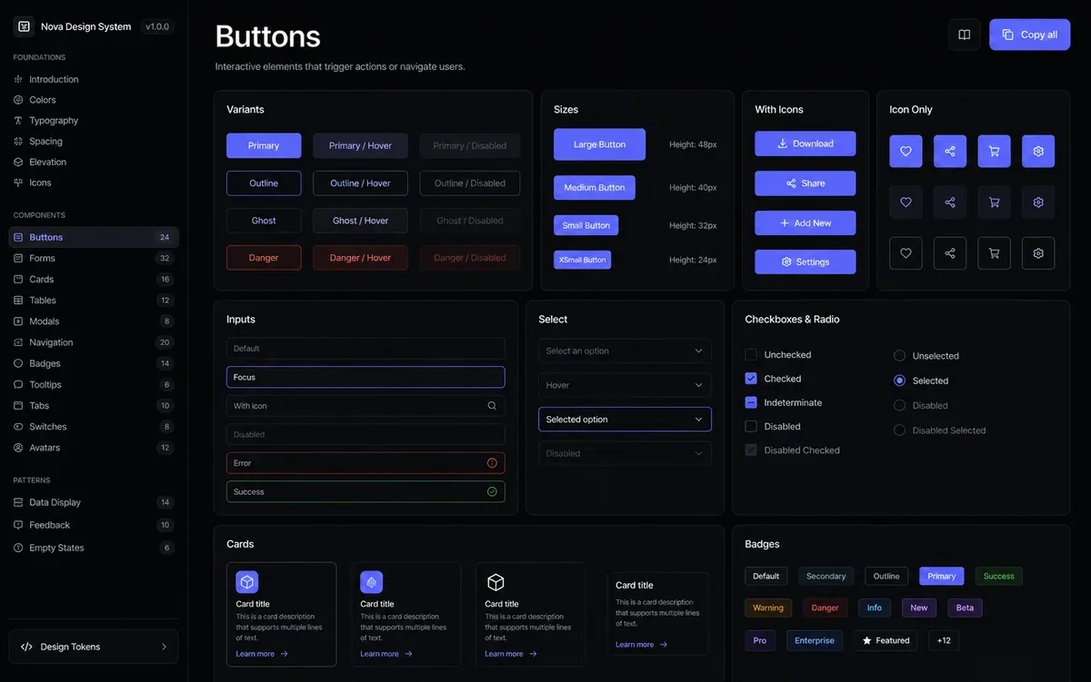 Atlas — UI mockup